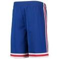 thumbnail image 3 of Youth Mitchell & Ness Blue New Jersey Nets 1993 Hardwood Classics 75th Anniversary Swingman Shorts, 3 of 4