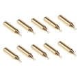 thumbnail image 2 of koolsoo 10pcs Brass Sinker Drop Weights Sinker Perch Pike Fishing 10g, 2 of 9
