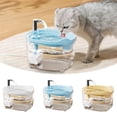 thumbnail image 5 of TAROFISH Triple Filter Pet Water Fountain 2025 50.72oz/1.5l Automatic Cat Dog Quiet with LED Indicator for Cats Dogs,Blue, 5 of 5