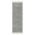 thumbnail image 2 of Well Woven Serenity Capa Southwestern Solid & Striped Grey 2'3" x 7'3" Runner Area Rug, 2 of 8