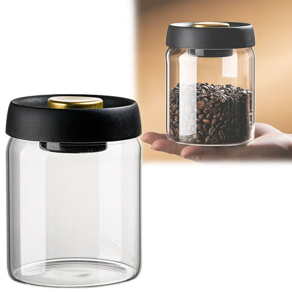Food Storage Containers,Style Vacuum Sealed Jar High Borosilicate Glass Food Storage Container For Coffee And Other