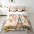 thumbnail image 2 of Homewish Paris Eiffel Tower Twin Bedding Sets 7-Piece for Boys Girls,Happy Valentine'S Day Bedding Comforter Set Microfiber,Vintage Aesthetic Breathable Sheet Sets,Ultra Soft Home Decor, 2 of 8