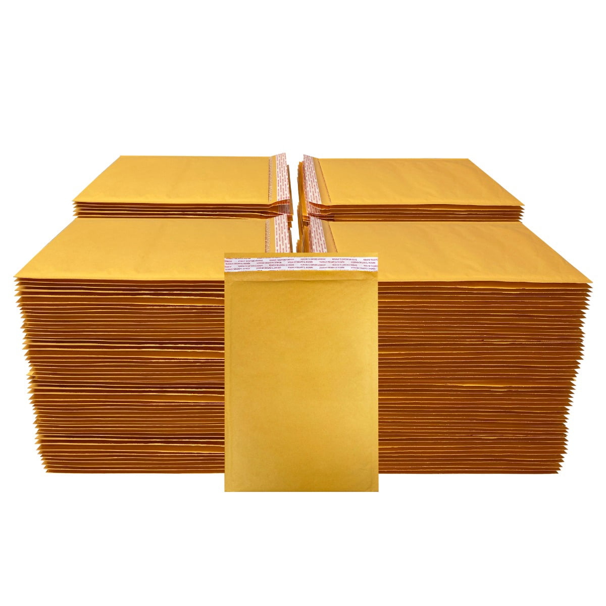 StarBoxes 200 Kraft Bubble Mailers 8.5x14.5" - #3 Self-Seal Padded Envelopes