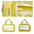thumbnail image 3 of 1 Pc Bolsa de Maquillaje Grande Conveniente para Mujeres para Viajes de Vacaciones, Camping y Negocios, Amarillo-M, 3 of 4