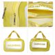 thumbnail image 3 of 1 Pc Bolsa de Maquillaje Grande Conveniente para Mujeres para Viajes de Vacaciones, Camping y Negocios, Amarillo-M, 3 of 4