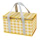 thumbnail image 2 of Cooler Bag Insulated Large Capacity Waterproof Multifunctional Durable Portable Lunch Bag for Picnic Office Yellow and White, 2 of 5