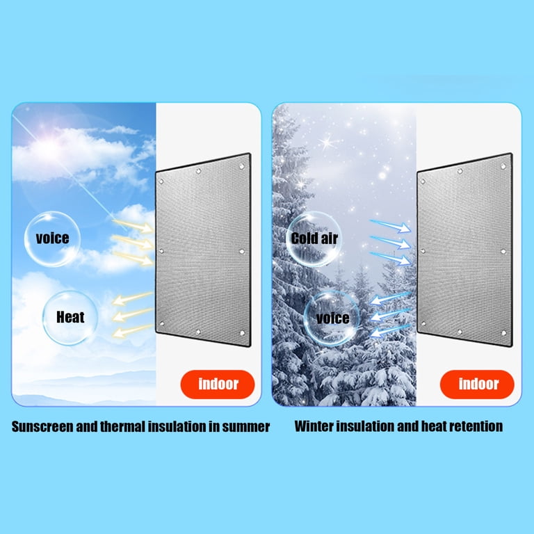 Double-Sided Aluminum Foil Insulation Film XPE Window Sunshade