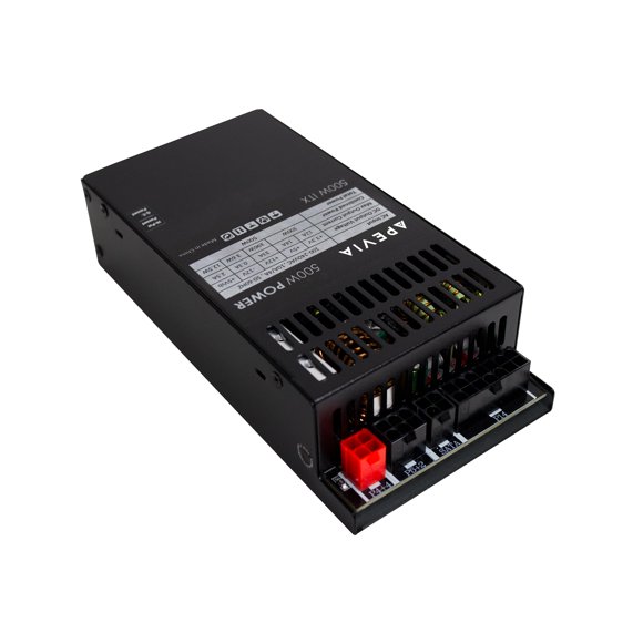 Fuente de alimentación Apevia ITX-PFC500W Mini ITX/Flex ATX 500W 90-264V