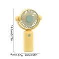 thumbnail image 2 of Ohufall 3 Speed USB Rechargeable Mini Fan Adjustable Angle Portable Handheld Cooling Fan Summer Essential, 2 of 2
