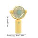 thumbnail image 3 of Portable Outdoor Mini Fan Adjustable Angle Handheld With Three Wind Speeds USB Rechargeable A Summer Coolings Goods, 3 of 6