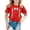 Red, variant on Toddler Girls Short Sleeve T-Shirts Crewneck Tops Easter Graphic Print T Shirt Top Size 2-3T , White