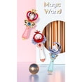thumbnail image 2 of Kids Plastic Princess Wand Moon Crown Fake Diamond LED Fairy Wand Musical Toy, 2 of 10