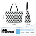 thumbnail image 4 of Disketp Soccer Bolsa de Playa de Gran Capacidad, Bolso Impermeable y a Prueba de Arena para Mujer, Ideal para Playa, Piscina y Natación, 4 of 7