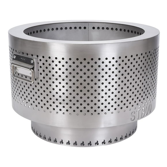 Fire Pit StBoo, portátil, grande, de hierro fundido, de 20 pulgadas, para exteriores