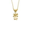 thumbnail image 2 of Delight Jewelry Goldtone Mini Megaphone Gold tone Heart Necklace, 2 of 4