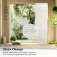 thumbnail image 3 of Chicology Adjustable Sliding Panel Track Blind, Vertical Blinds, Light Filtering - 46"-86" W X 96" Height, Meshed Olive, 3 of 4