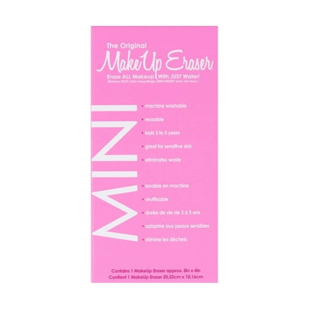 The Original MakeUp Eraser Mini Pink – Reusable makeup remover cloth for a clean, refreshed face