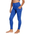 thumbnail image 2 of WPPGONE Big Girls Activewear Workout Leggings Teen High Waist Stretchy Athletic Yoga Pants with Side Pockets Slim Fit Sporty Trousers for Running and Gym, 2 of 9
