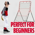 thumbnail image 5 of Franklin Sports 3-Way Baseball Pitchback Rebounder Net, 55 x 36 in, 5 of 9