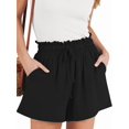 thumbnail image 2 of Women Summer Casual Wide Leg Loose High Waist Drawstring Dressy Shorts 2026 Beach Vacation Clothes, 2 of 10