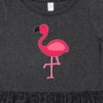 thumbnail image 4 of Inktastic Pink Flamingo Girls Toddler Dress, 4 of 5