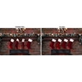 thumbnail image 5 of Haute Decor Hangright™ Deluxe Christmas Stocking, Dark Red and White -    Size: 4 Pack, 5 of 8
