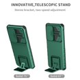thumbnail image 2 of Decase for Samsung Galaxy S25 Ultra Case with Slide Cover, Silicone TPU Bumper Tough PC Cover with Kickstand, Military Shockproof Protective Phone Case for Samsung S25 Ultra,Darkgreen, 2 of 10