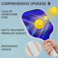 thumbnail image 4 of Pickleball Paddles Set Of 1, Fiberglass Surface, Speed, Lightning, Thunder Print, 1 Paddle, 2 Balls & Bag, 4 of 5