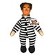 thumbnail image 2 of One Stop Toy co Larry Moe & Curly The Larry Prison Inmate Muñeca de tela One Stop Toy Co 0022228984597, 2 of 2