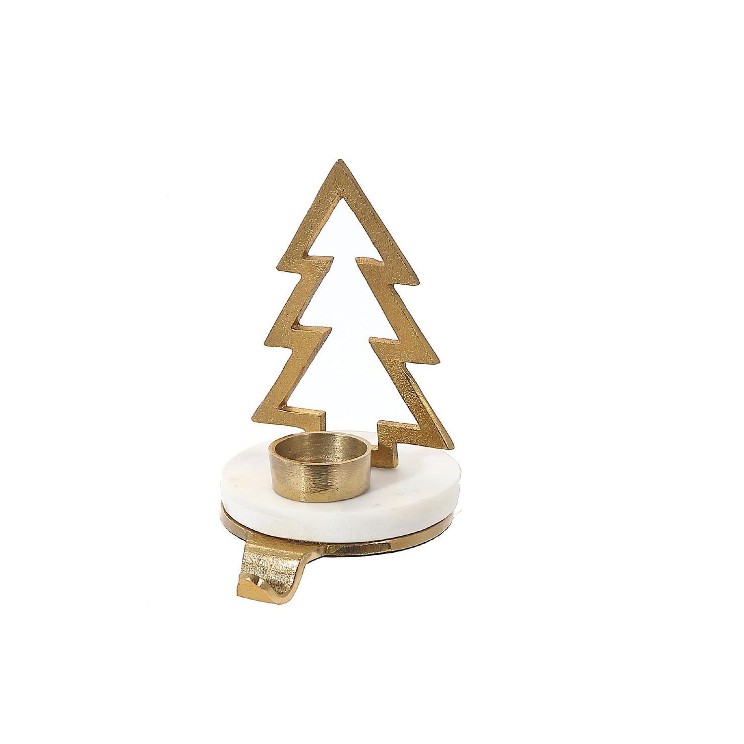 Christmas Tree With Tealight Stocking Holder