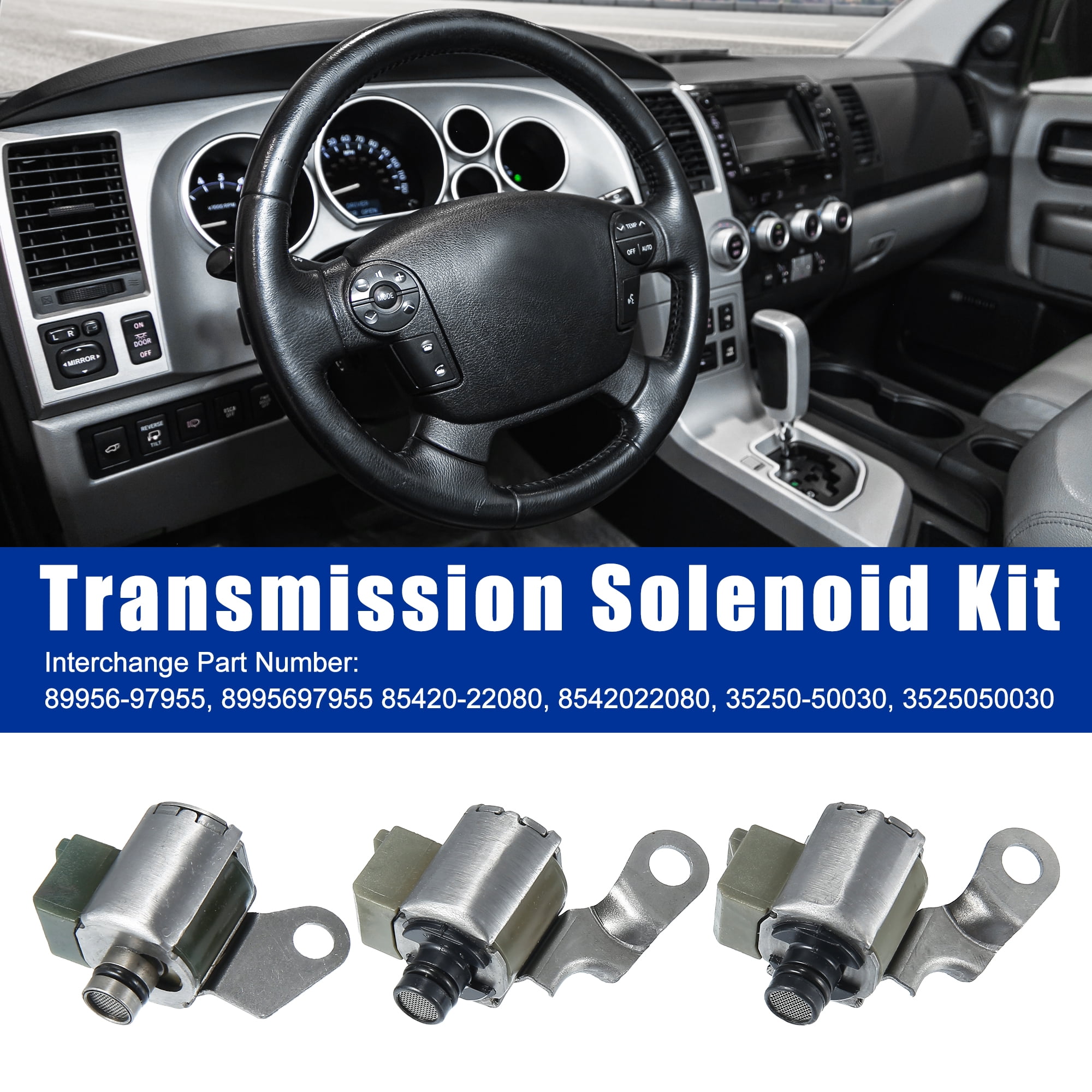 Unique Bargains Transmission Lock Up Solenoid Kit for Toyota and for Jeep Models