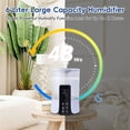 thumbnail image 6 of 6L Humidifier, Warm & Cool Mist Humidifier for Babies, Bedroom, Nursery, Home and Office, High Precision Humidity Sensor, Plants, Large Capacity, 6 of 6
