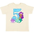thumbnail image 3 of Inktastic Fifth Birthday Mermaid Girls Toddler T-Shirt, 3 of 5