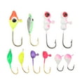 thumbnail image 2 of Anzuelos Para Pesca En Hielo, Conjunto Con Cabeza De Metal De Color, Equipo De Pesca En Hielo De Acero Con Alto Contenido De Carbono Para Exteriores, 2 of 7