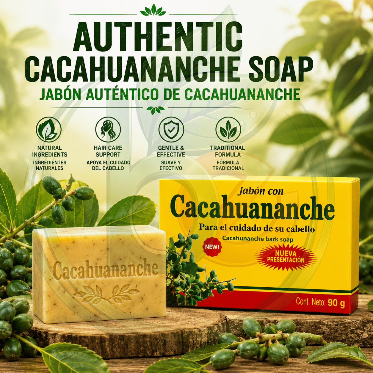 Cacahuananche Soap / Jabon de Cacahuananche