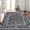Brown, variant on Soonbuy Boho Vintage Distress Floral Area Rug, Machine Washable Low Pile Carpet, Thin Lightweight Stain-Resistant Polyester Rug with Grip Dots for Living Room Bedroom Dining Room