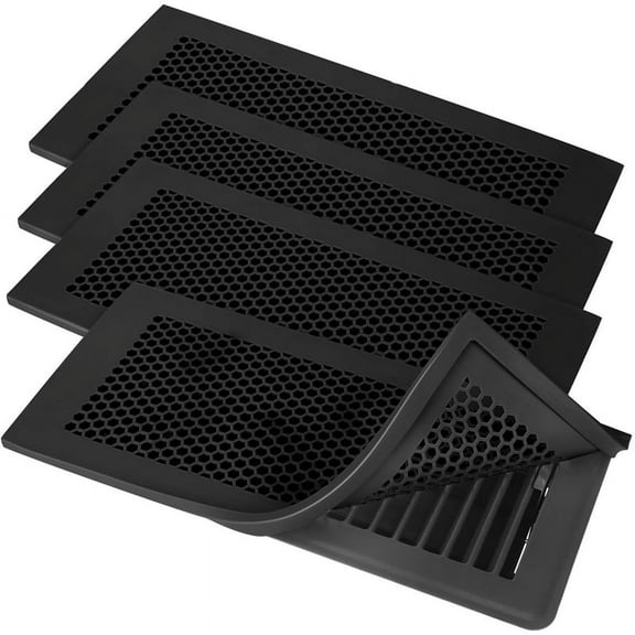 4 Pcs Proofing Vent Covers for 4 X 10 Inch Floor Registers Silicone Air Vent Covers Protective Child Proof Vent Covers