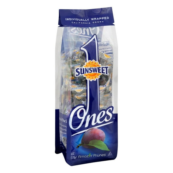 Pack of 2 Sunsweet Ones Amaz!ng Prunes, 6 oz (Package May Vary)