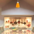 thumbnail image 4 of Lampara De Techo, Luz Ideal, Campana Chica Herraje Satín, Naranja, 4 of 6