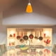 thumbnail image 4 of Lampara De Techo, Luz Ideal, Campana Chica Herraje Satín, Naranja, 4 of 6
