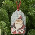 thumbnail image 4 of Xihbxyly Artículos En Oferta Casero Pintado para Navidad, Decoración de Árbol de Navidad, Colgante 10 Cm, Muñeco de Nieve de Madera para Navidad, Papá Noel, 4 of 7