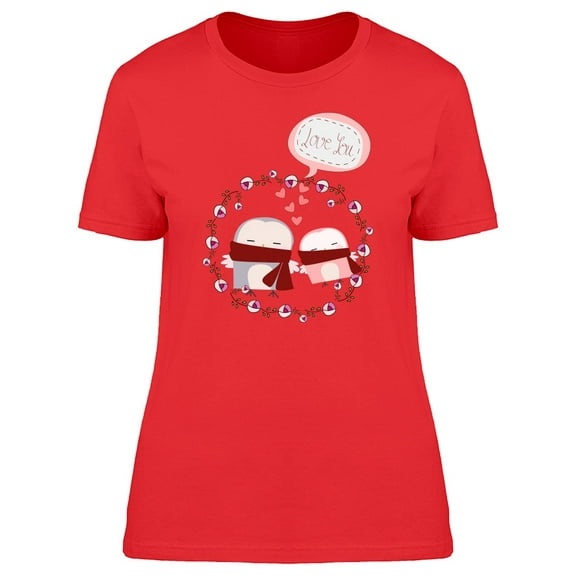 Love You Owls With Scarfs Tee Women's -Image by Shutterstock