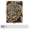 thumbnail image 4 of ARISTURING  Tongan Samoan Underwater Animal Sea Turtle Print Throw Blanket Lightweight Flannel Blanket for Bedroom Living Room Home Decor, 4 of 6