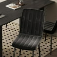thumbnail image 6 of MIFI Modern Upholstered  Black Dining Chairs Set of 4,  Metal leg, Kitchen Dining Room Home, 6 of 9