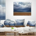 thumbnail image 3 of Designart Stretch of Land under Blue Sky - Landscape Printed Throw Pillow - 16x16, 3 of 4