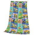 thumbnail image 3 of Bingfone Construction Machinery Print Flannel Fleece Blanket Throw Blanket For Bed,Sofa,Couch,Travel,Camping(50"X40"), 3 of 9