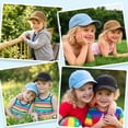 thumbnail image 7 of Bocaoying 3 Pack Toddler Baseball Cap for Boys & Girls 1-2 Years, Adjustable Washed Cotton Hat for Summer Sun Protection, 7 of 7