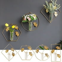 Lwlmwt Wall Planter Creative Metal Wall Hanging Decor Unique Wall Art Modern Eclectic Hanging Home Decor Suitable for Living Rooms and Bedrooms