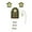A, variant on SPOORYYO Luminous Fairy Door Kit for Garden, Glowing Decor with Lanterns, Perfect for Miniature Terrariums and Outdoor Spaces