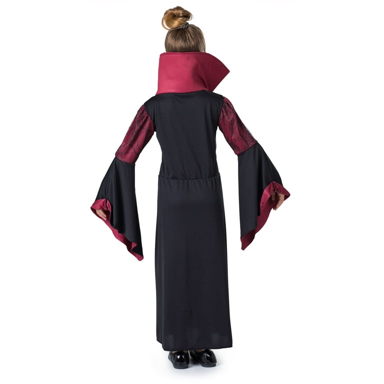 Dress-Up_America Vampiress Costume for Kids - Girls Vampire
